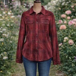 Vintage Columbia Western Flannel Top